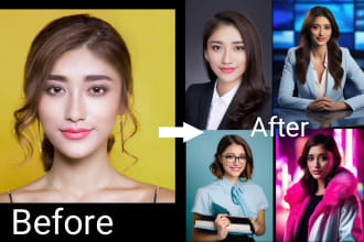 create unique images, head swap and face swapping using ai