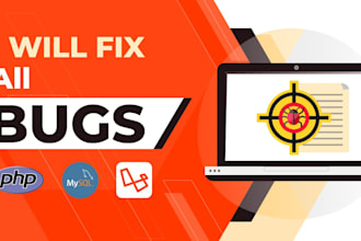 fix bugs and issues in your PHP, ajax, mysql, HTML, CSS, javascript, and jquery