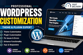 customize wordpress theme and plugins