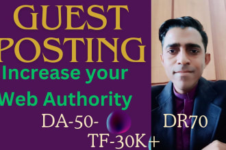 do SEO guest post dofollow high quality backlinks on high traffic site