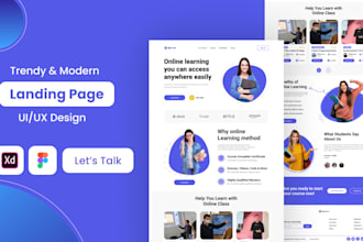 do figma website design, website UI UX, figma design, figma landing page