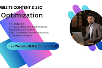 optimize website content and SEO for manufacturing companies