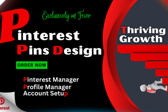 be your pinterest marketing manager to grow your account fast