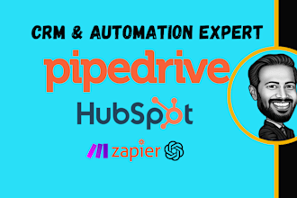 setup pipedrive CRM, ai automation workflow as CRM expert consultant