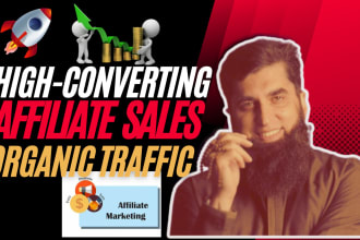 skyrocket your affiliate sales, high converting promotions and organic traffic