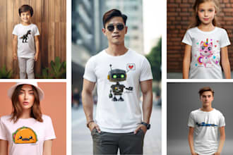 create stunning realistic HD tshirt mockup