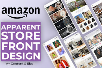 create your amazon storefront design or amazon brand store amazon storefront