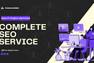 provide complete SEO service with off page and on page
