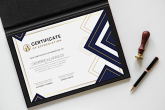craft exquisite certificate designs that dazzle