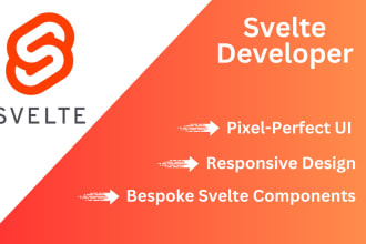 create responsive web app using svelte or svelte kit