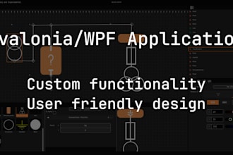 develop an avalonia or wpf app
