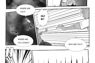 draw a webtoon or a manga for you