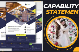 design a effective and stunning capability statement within 7hours