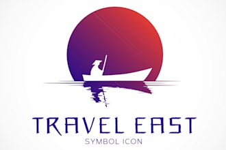 design a professional modern travel logo