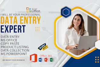 be your professional data entry, copy paste, convert pdf to word document