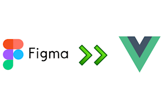 convert figma to responsive vue or react website