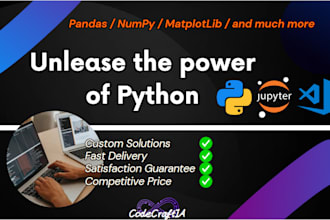 write custom python scripts, software development