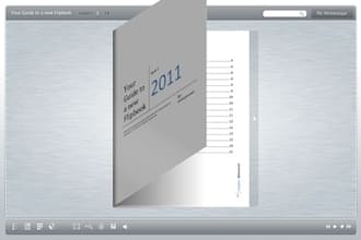 make your PDF into a flash flipbook
