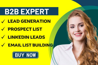 do b2b lead generation and email list building for any industry
