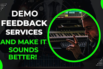 listen to your electronic dance demo and provide feedback