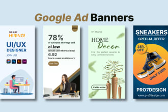 design ad campaign banners social media banners website images and etsy banners