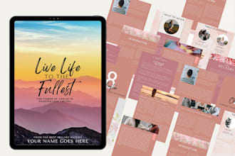 do professional branded PDF lead magnet, ebook and workbook