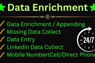 do company data enrichment, missing data collection, direct phone collection