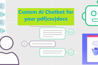 create custom ai chatbot for your data,pdf langchain chatgpt