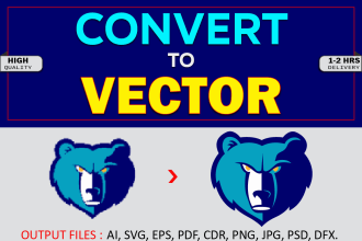 do vector tracing, recreate logo and edit files in adobe illustrator