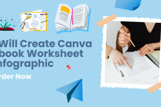 create canva interactive ebook digital worksheet canva infographic animation