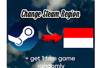 change your steam region to indonesia