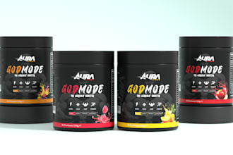 do elegant product label design and packaging design