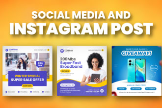 instagram posts, social media posts, instagram giveaway post design
