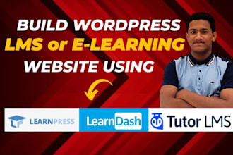 build wordpress lms or elearning website for online course
