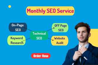do monthly SEO service your website for google top position