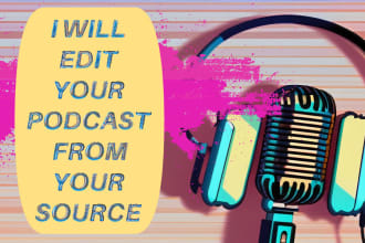help you edit the audio for your existing podcast