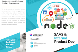 develop robust saas and internal software products with cutting edge solution