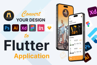 develop mobile app for android and ios using flutter