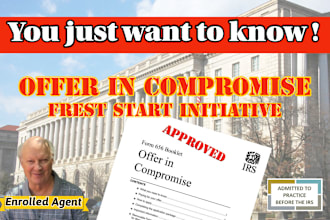 help you with the irs offer in compromise