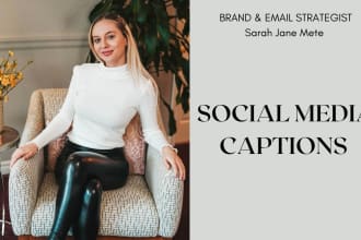 write clever social media captions that convert