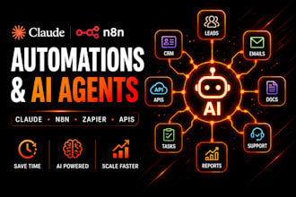 build smart claude or n8n ai automation, ai agent, claude code, n8n ai agent