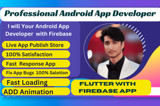build flutter app firebase realtime data updates integration notification auth