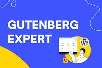 be gutenberg block editor expert to build wordpress website