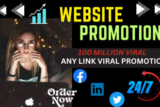promote your website, amazon, cbd, crypto, product, ebay, any link