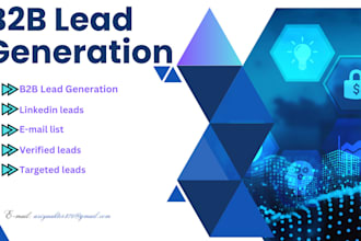 do b2b lead generation, email address by using linkedin