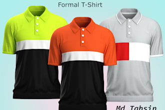 create customized mockup of the polo shirt design