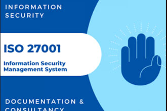 write security policies and documents using iso 27001, and risk management