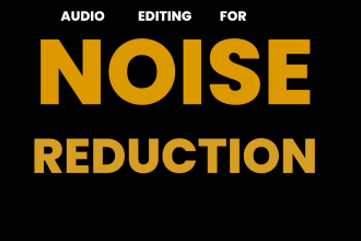 do audio editing, noise reduction, repair, enhance, and clean up your audio file