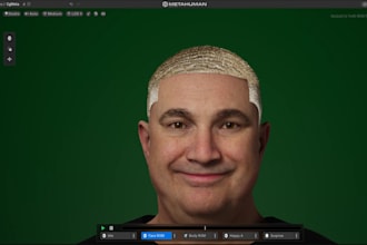 3d hyper realistic cgi character, metahuman, unreal engine, virtual influencer