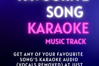 remove vocals from any song, make karaokes, instrumentals